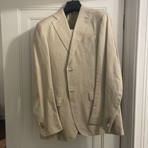 Beautiful linen Canali suit, immaculate condition!